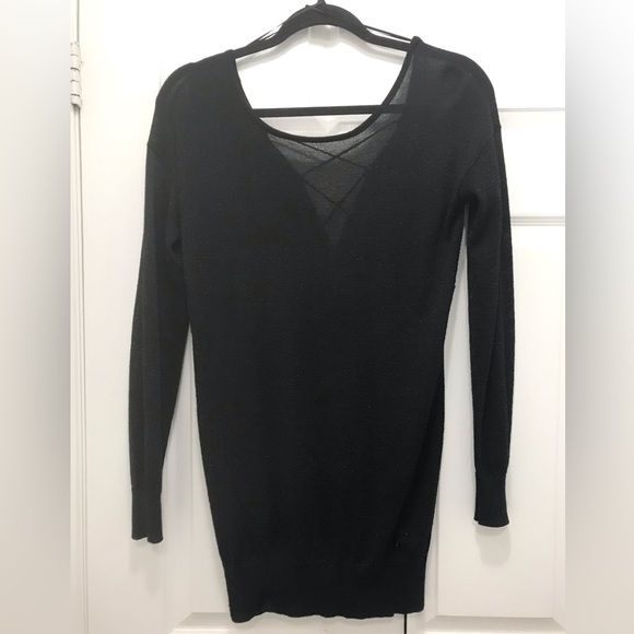 Dynamite Lace-Up Back Sweater - Picture 2 of 4